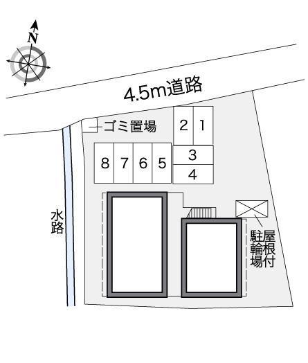 菖蒲(25476)の駐車配置図