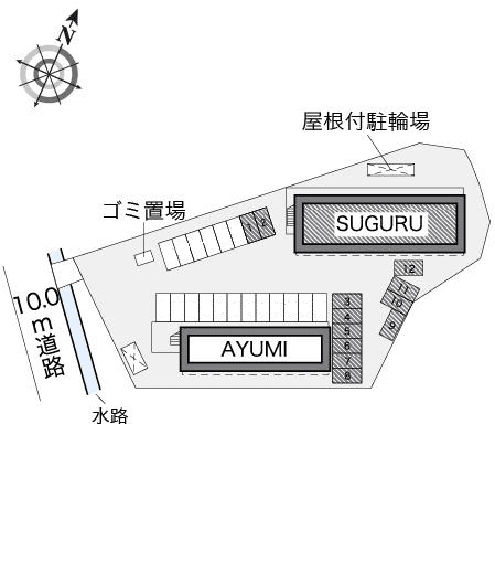 ＳＵＧＵＲＵ(19320)の駐車配置図