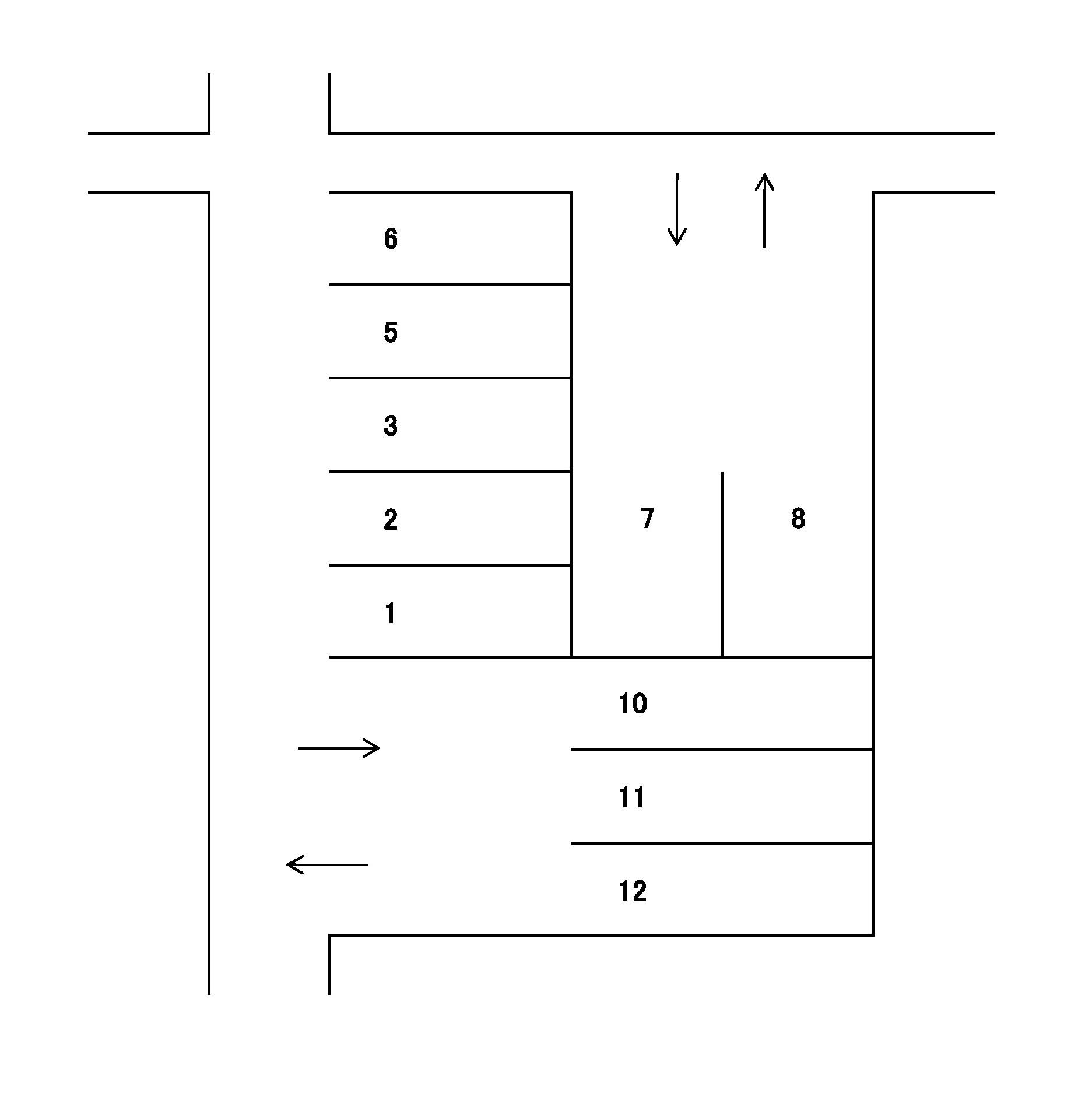 J-081の駐車配置図