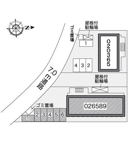 エスポワール(26589)の駐車配置図