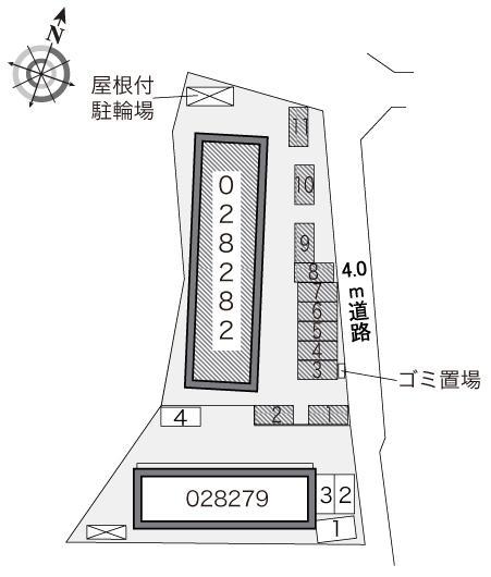 庄五郎　壱番館(28282)の駐車配置図