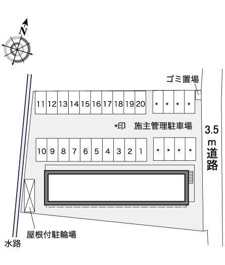 桜花(39761)の駐車配置図
