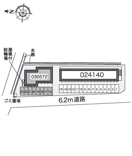 ＴＥＲＡＤＡ１８３(30572)の駐車配置図