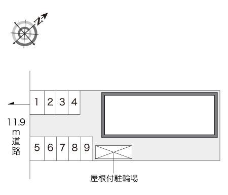 ドリームコート(16851)の駐車配置図