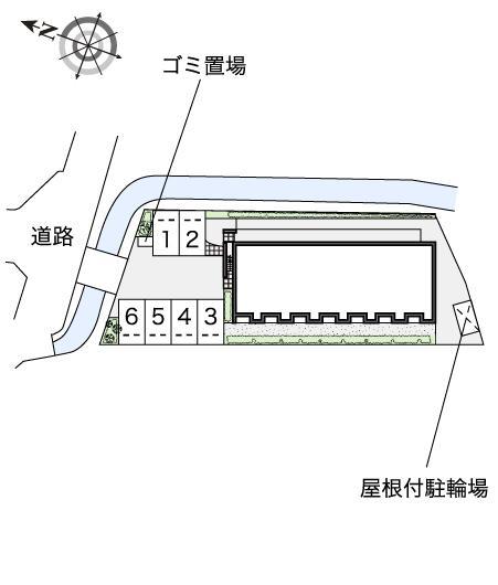 コンフォール百々(53003)の駐車配置図