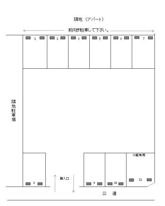 J-691の駐車配置図