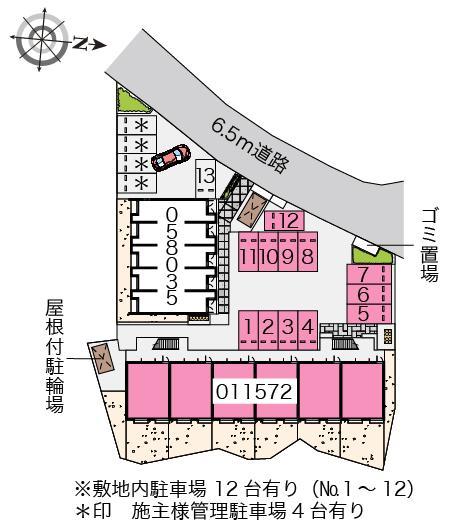 ＫＡＯＲＵⅡ(11572)の駐車配置図