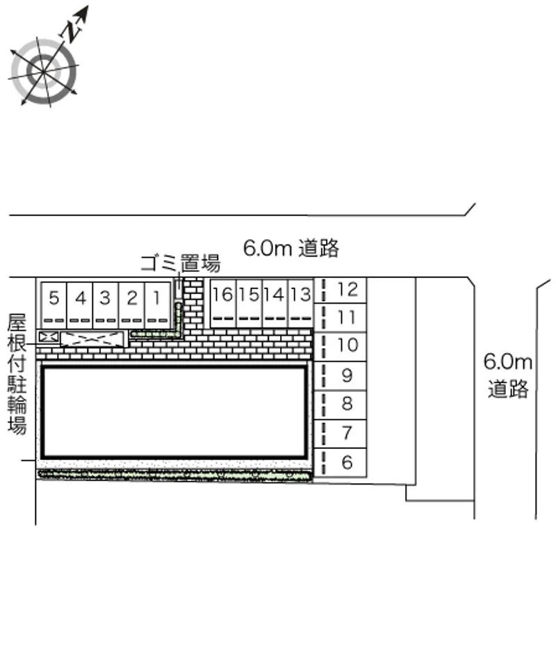 ブーケ(45776)　敷地外駐車場の駐車配置図