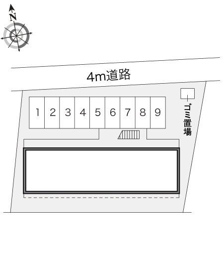 グローリー(15177)の駐車配置図