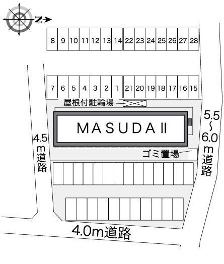ＭＡＳＵＤＡⅡ(26318)の駐車配置図