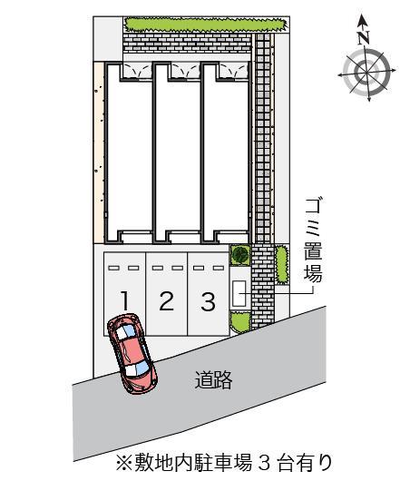 Ａｒｉｎｏ(55263)の駐車配置図