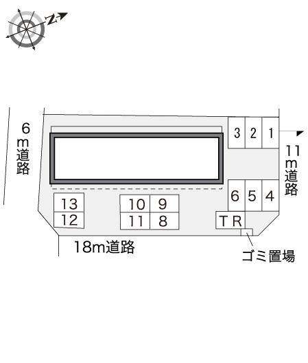 ライトハウス(11349)の駐車配置図