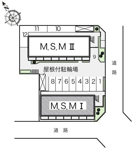 Ｍ．Ｓ．ＭⅠ(16495)の駐車配置図