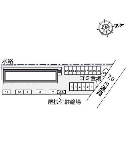 ｍａｎｏｎ２(35152)の駐車配置図