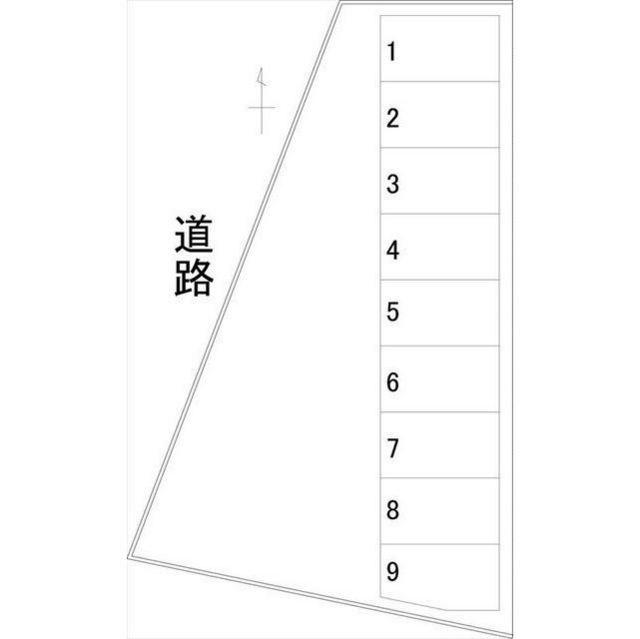 幸町3丁目駐車場の駐車配置図