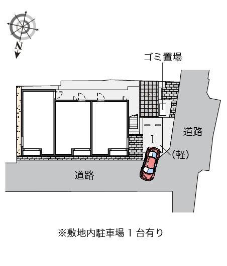 クレイノアージュ　マーレ(58476)の駐車配置図