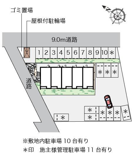 クレイノカミ(57827)の駐車配置図