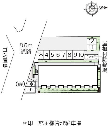 ＨＡＲＡ(55041)の駐車配置図