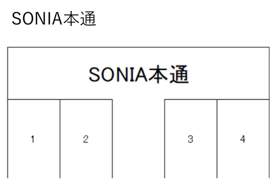 SONIA本通の駐車配置図