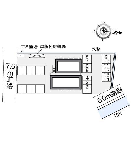 サンメゾン(26432)の駐車配置図
