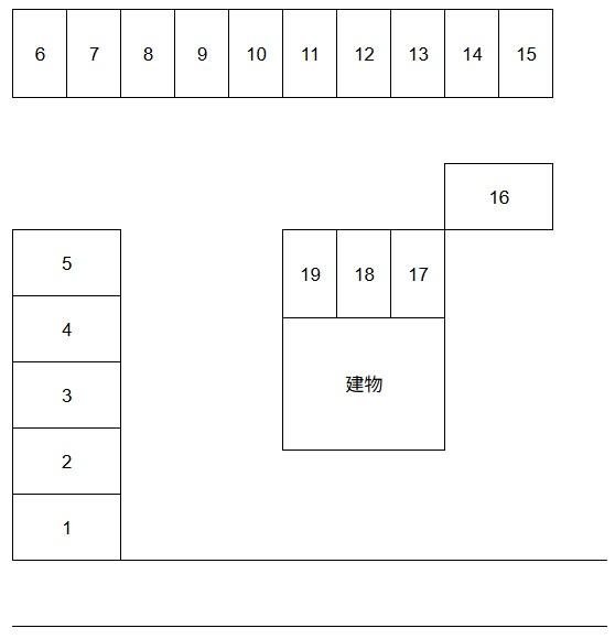清水月極駐車場の駐車配置図