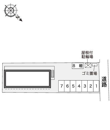 シーサー(40455)の駐車配置図