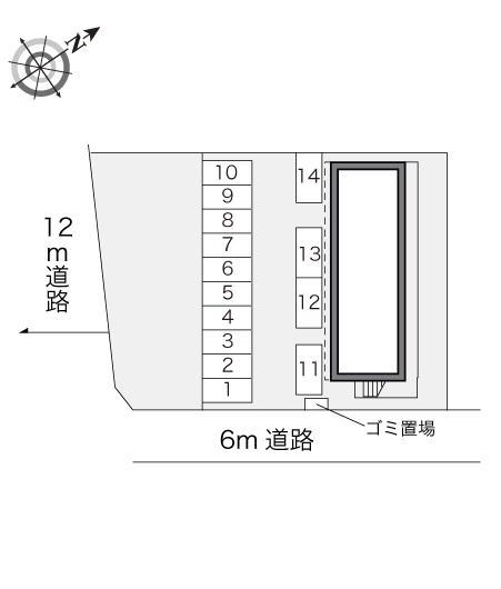 ＭⅡ(16247)の駐車配置図