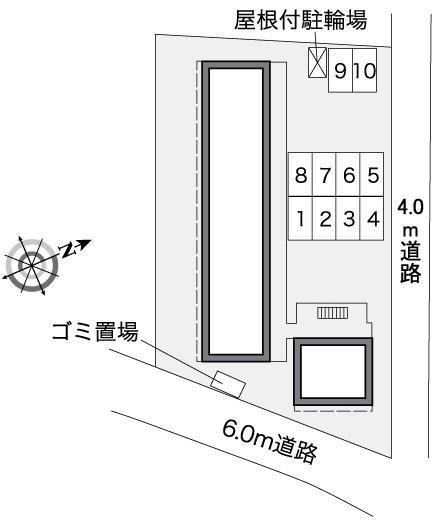 シリウス町田(37973)の駐車配置図