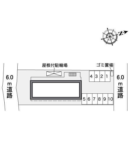鳶尾(39052)の駐車配置図