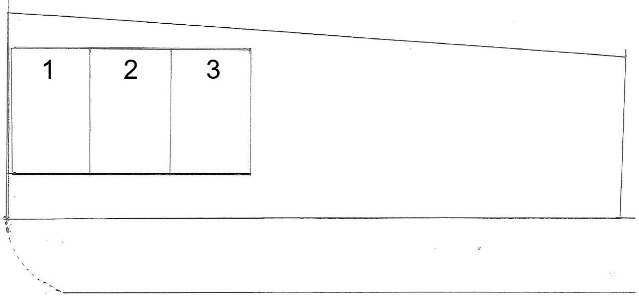 駒崎駐車場の駐車配置図