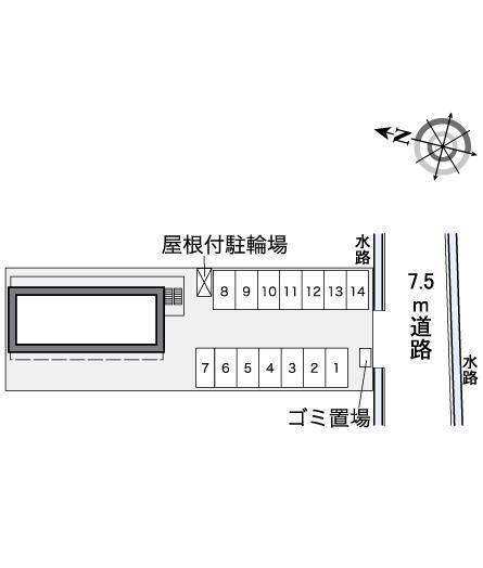 トーテム(37634)の駐車配置図