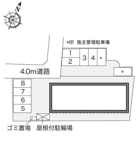 和央(34801)の駐車配置図