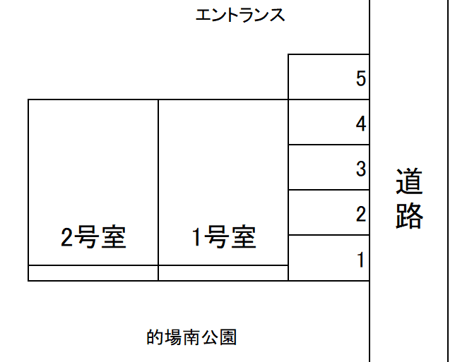 ｻﾝﾊﾟﾙｸMの駐車配置図