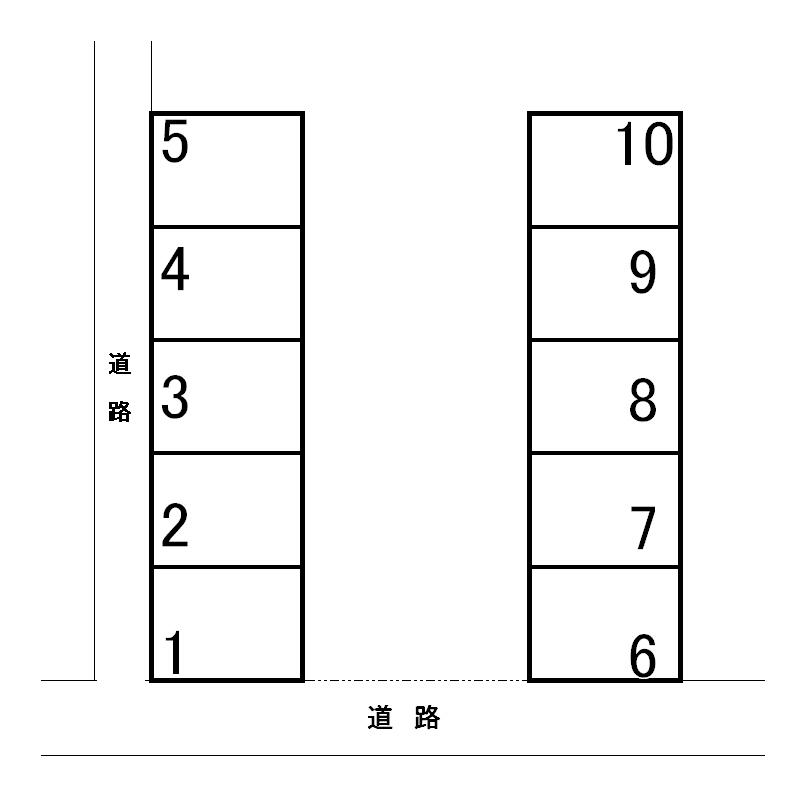 MTS駐車場の駐車配置図