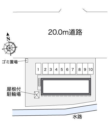 藤(37687)の駐車配置図