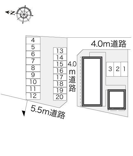 永田(20030)の駐車配置図