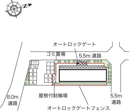 ファースト(44601)の駐車配置図