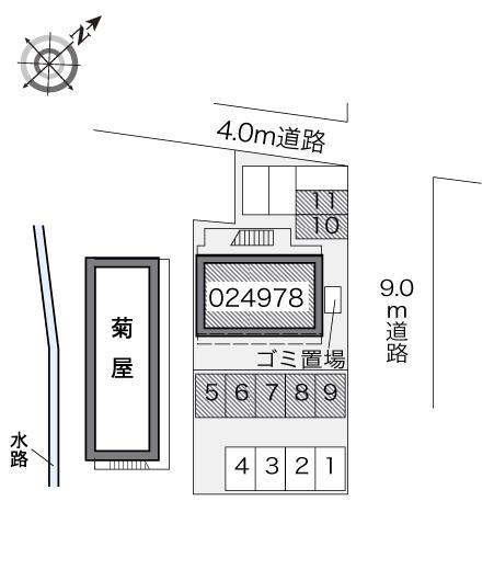 くにたけ(24978)の駐車配置図