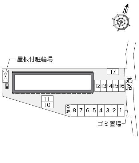水門町(38965)の駐車配置図