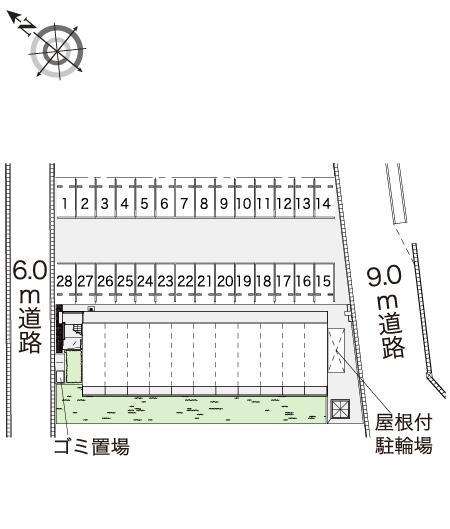 友(23051)の駐車配置図