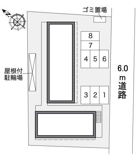 Ｆｉｔ　Ｏｎｅ(38404)の駐車配置図