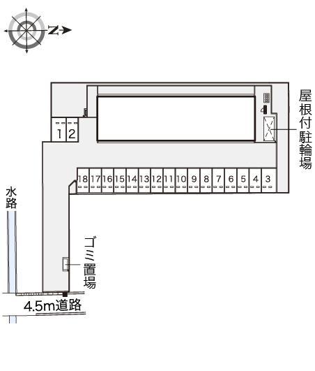 グッド　ハッシー(42100)の駐車配置図