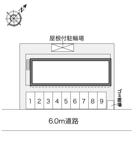 サンタモニカ(32389)の駐車配置図