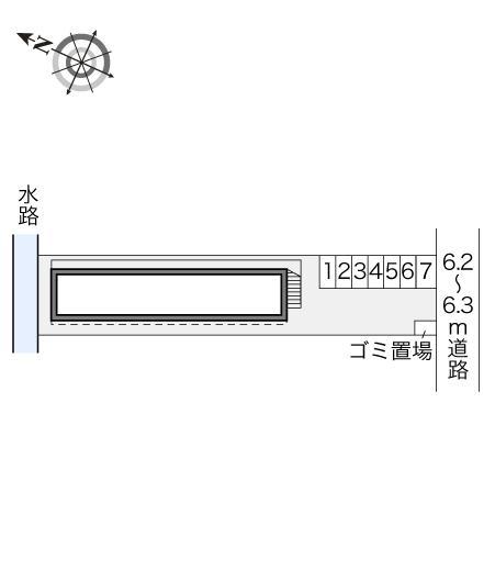 アロンジェ(20877)の駐車配置図