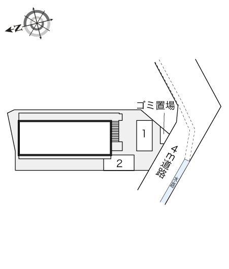 総持寺ＷＥＳＴ(23747)の駐車配置図