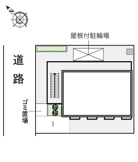 Ｋ．ハウス．ながそ．(14526)の駐車配置図