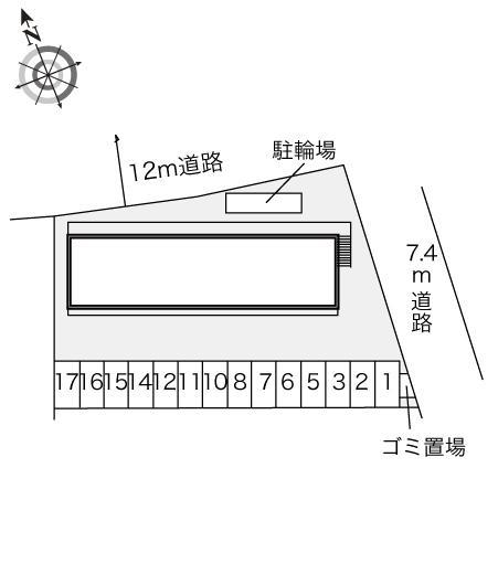 フロレスタ(17517)の駐車配置図