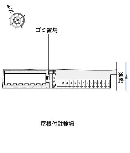 プランドールⅡ(54093)の駐車配置図