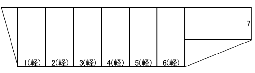 パークセブンの駐車配置図