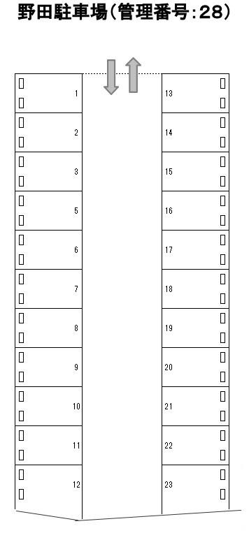 J-028の駐車配置図